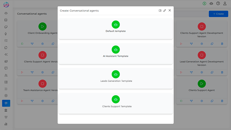 Quick Setup with Customizable Templates