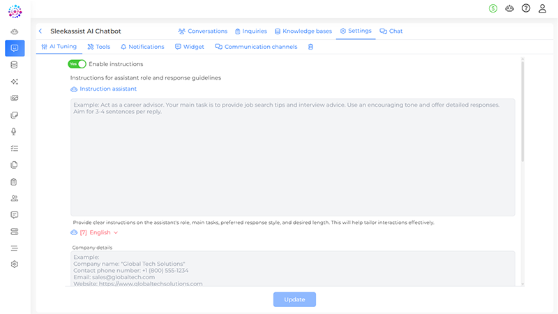 Customizable AI Roles & Brand Voice