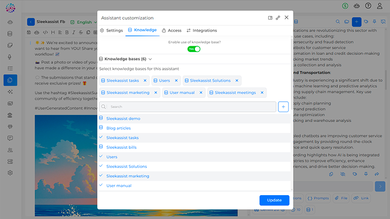 Knowledge Base Integration