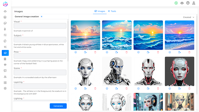 Template Library for Quick Generation