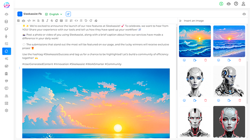 Integration with Content Creation